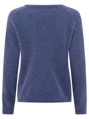 Zwillingsherz Kaszmirowy sweter w kolorze niebieskim