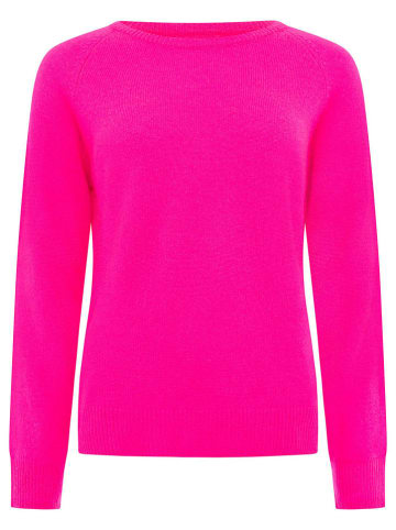 Zwillingsherz Kaschmir-Pullover in Pink