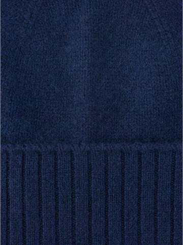 Zwillingsherz Kaszmirowa czapka w kolorze granatowym