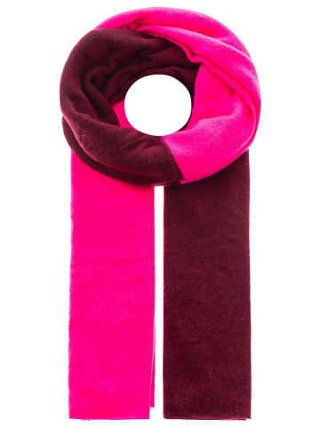 Zwillingsherz Kaschmir-Schal in Pink