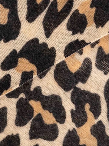 Zwillingsherz Kasjmieren driehoekige doek lichtbruin - (L)175 x (B)120 cm