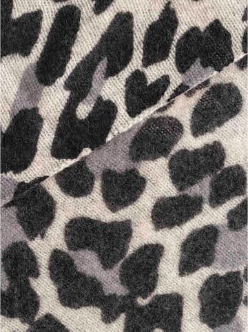 Zwillingsherz Kasjmieren driehoekige doek grijs/lichtgrijs - (L)175 x (B)120 cm