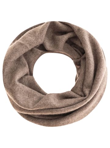 Zwillingsherz Kasjmieren colsjaal beige/grijs