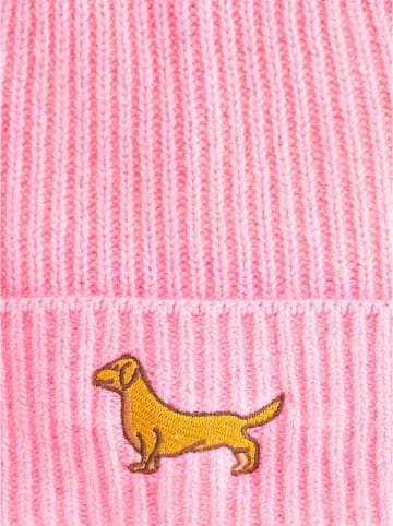 Zwillingsherz Kasjmieren beanie roze