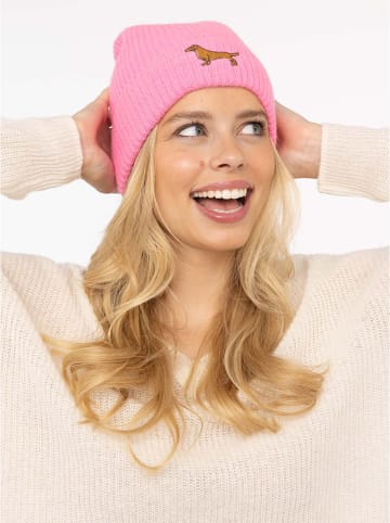 Zwillingsherz Kasjmieren beanie roze
