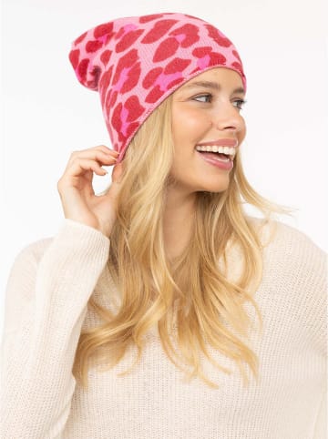 Zwillingsherz Kaszmirowa czapka beanie w kolorze czerwonym