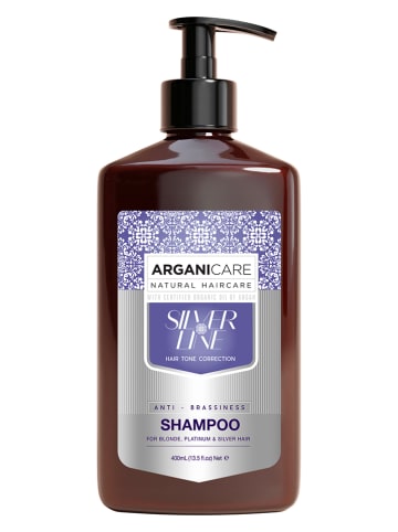 Argani Care Zilverkleurige shampoo, 400 ml