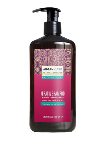 Argani Care Shampoo "Keratin - für alle Haartypen", 750 ml