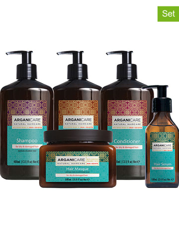 Argani Care 5tlg. Haarpflege-Set: "Argan Oil - für trockenes Haar"