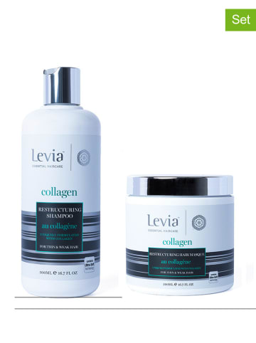 Levia 2tlg. Haarpflege-Set: "Restructuring Collagen", je 500 ml