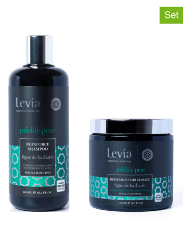 Levia 2-delige haarverzorgingsset "Reinforce Prickly Pear", elk 500 ml