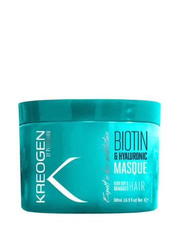 Kreogen Haarmaske "Biotin & Hyaluronic" für geschädigtes Haar, 500 ml