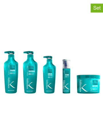 Kreogen 5-delige haarverzorgingsset "Biotin & Hyaluronic"
