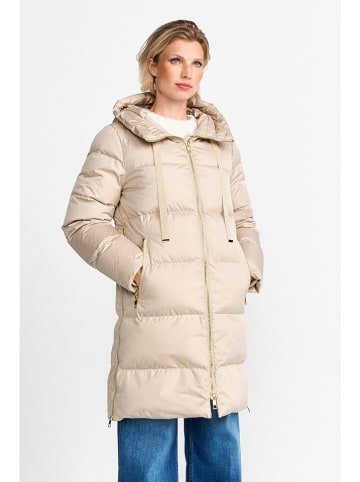 Rich & Royal Płaszcz pikowany w kolorze beżowym