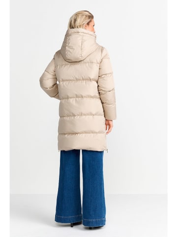 Rich & Royal Płaszcz pikowany w kolorze beżowym