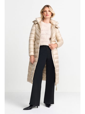 Rich & Royal Płaszcz pikowany w kolorze beżowym