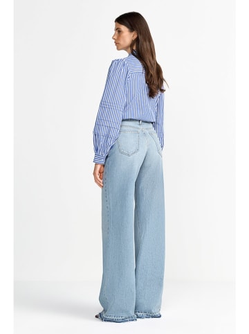 Rich & Royal Dżinsy - Wide leg - w kolorze błękitnym
