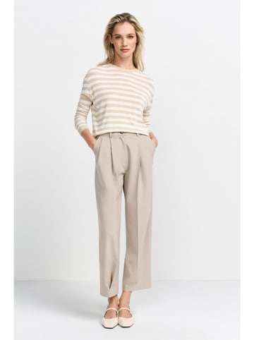 Rich & Royal Sweter w kolorze biało-beżowym