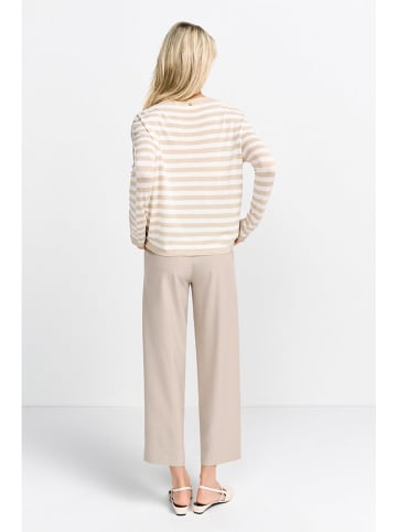 Rich & Royal Pullover in Weiß/ Beige