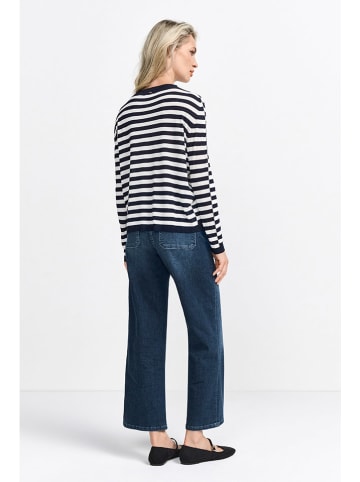 Rich&Royal Pullover in Weiß/ Schwarz