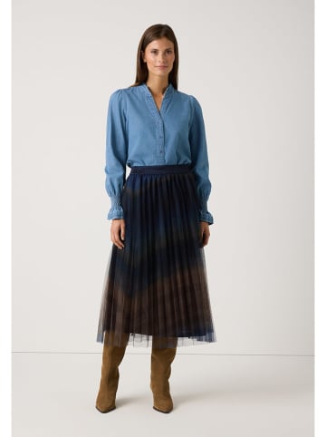 More & More Rok donkerblauw/bruin