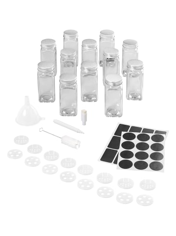 metaltex 55tlg. Set: Gewürzstreuer in Transparent