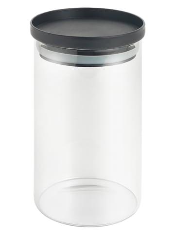 metaltex Vorratsglas in Schwarz - 1 l