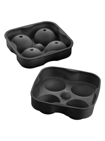 metaltex Eiswürfelformer in Schwarz - (L)12 x (B)12 cm