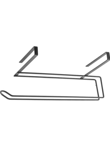 metaltex Uchwyt "Easy-Roll" w kolorze czarnym na ręcznik papierowy - 35 x 18 x 10 cm