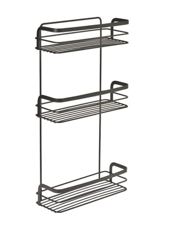 metaltex Badregal ''Origin'' in Schwarz - (B)26 x (H)48 x (T)10 cm