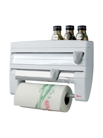 metaltex Podajnik kuchenny "Roll'n Roll" w kolorze białym - 25 x 39 x 10 cm