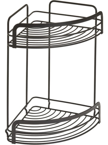 metaltex Eckregal ''Origin'' in Schwarz - (B)20 x (H)30 x (T)20 cm