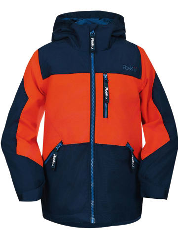 Peek U Regenjacke "Axel" in Orange/ Dunkelblau