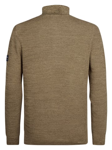 Petrol Industries Sweter "Nashville" w kolorze jasnobrązowym