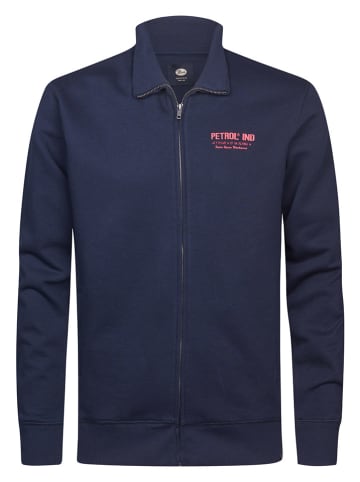 Petrol Sweatjacke in Dunkelblau