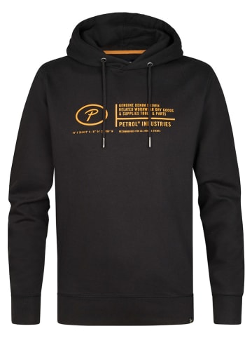 Petrol Hoodie in Schwarz