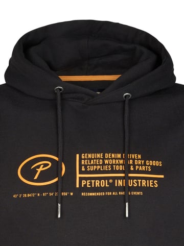 Petrol Industries Hoodie in Schwarz