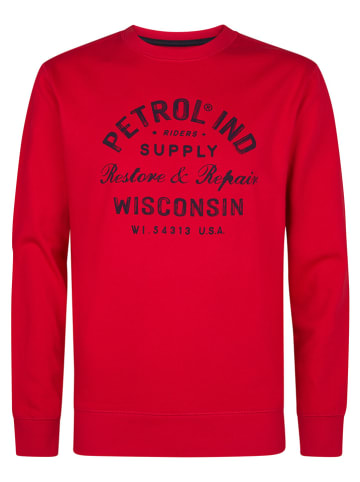 Petrol Sweatshirt rood