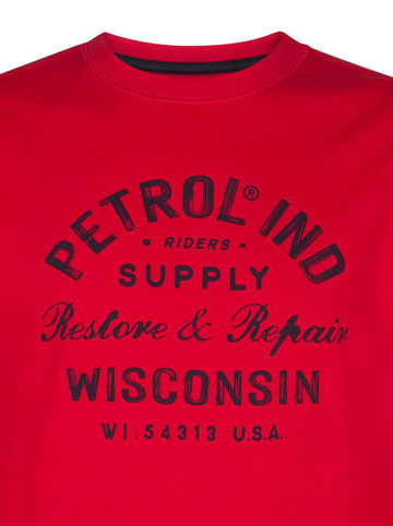 Petrol Sweatshirt rood