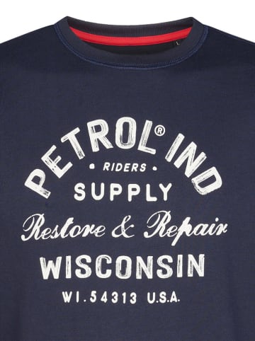 Petrol Sweatshirt donkerblauw