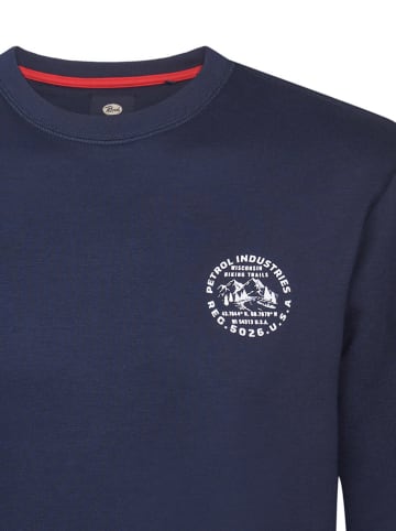 Petrol Sweatshirt donkerblauw