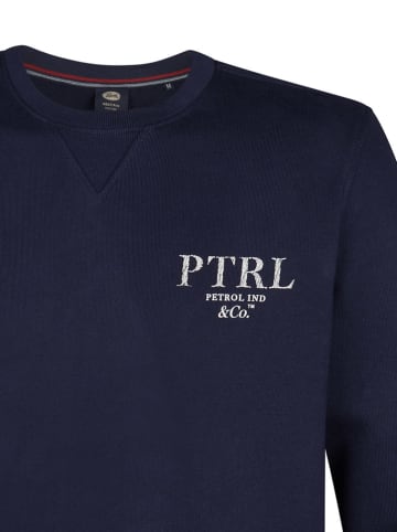 Petrol Sweatshirt "Dubuque" donkerblauw