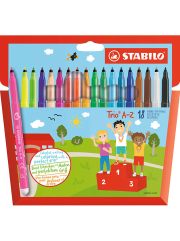 STABILO Filzstifte "STABILO Trio A-Z" - 18 Stück
