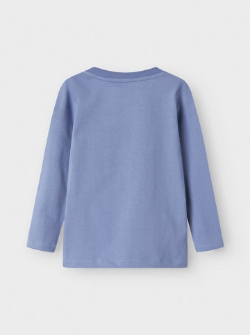 name it Longsleeve "Otrea" blauw/bruin/paars