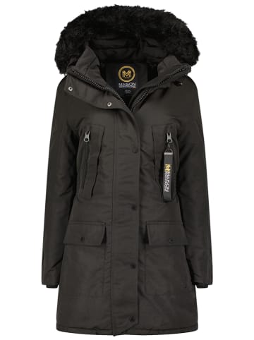 Maison Montaigne Parka "Cormai" in Schwarz