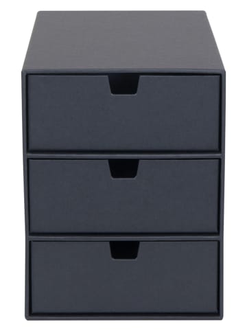 BigsoBox Schubladenbox "Ingrid" in Anthrazit - (B)16 x (H)20,5 x (T)25 cm