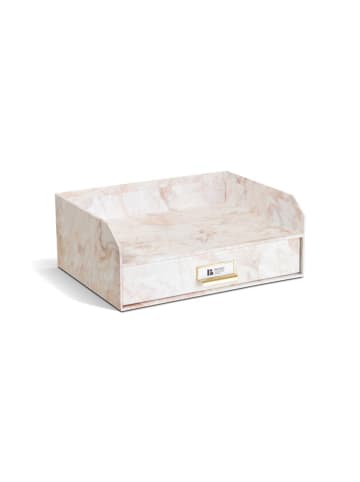 BigsoBox Dokumenten-Ablage "Walter" in Beige - (B)33,5 x (H)13 x (T)25,5 cm