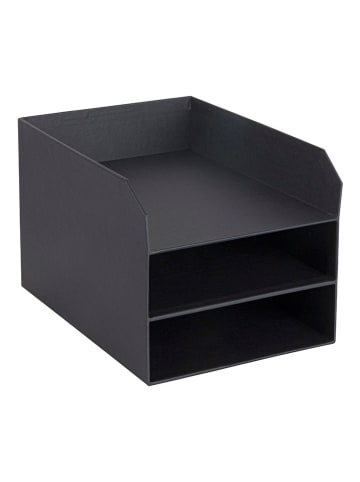 BigsoBox Organizer "Trey" w kolorze antracytowym na dokumenty - DIN A4