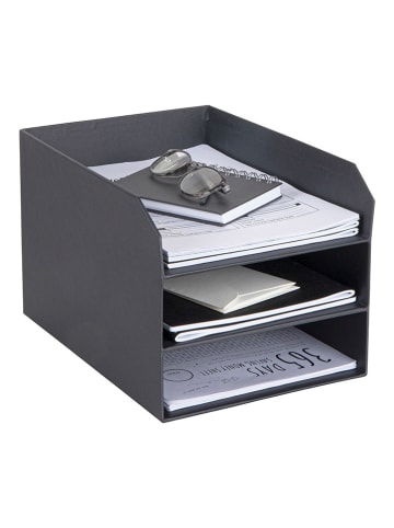 BigsoBox Dokumenten-Ablage "Trey" in Anthrazit - DIN-A4