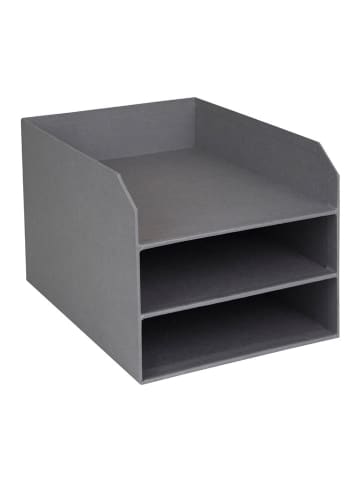 BigsoBox Organizer "Trey" w kolorze szarym na dokumenty - DIN A4